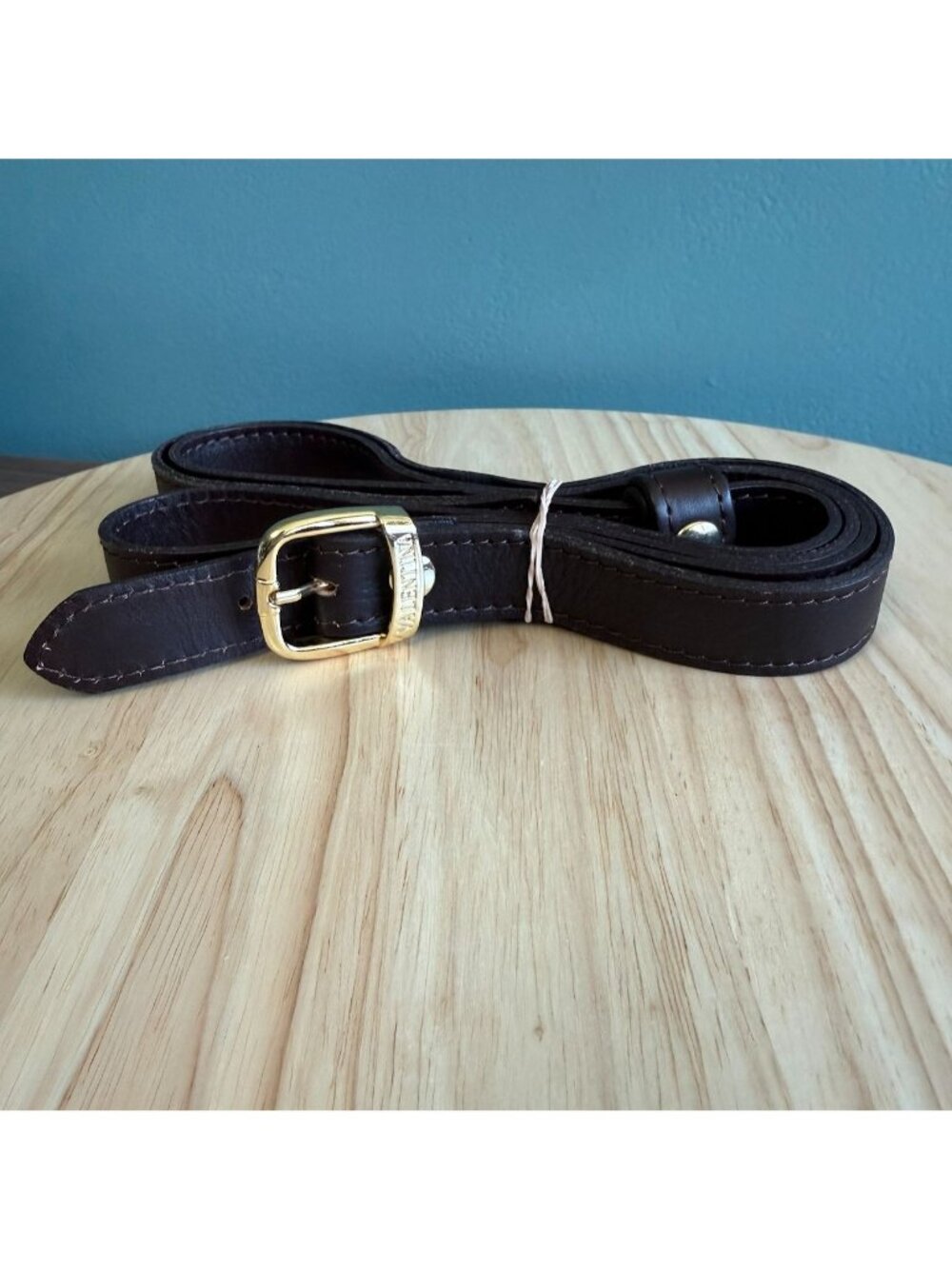 Valentina Italian Leather Shoulder Backpack Pebbled Orange Brown Many Pockets - Picture 7 of 16